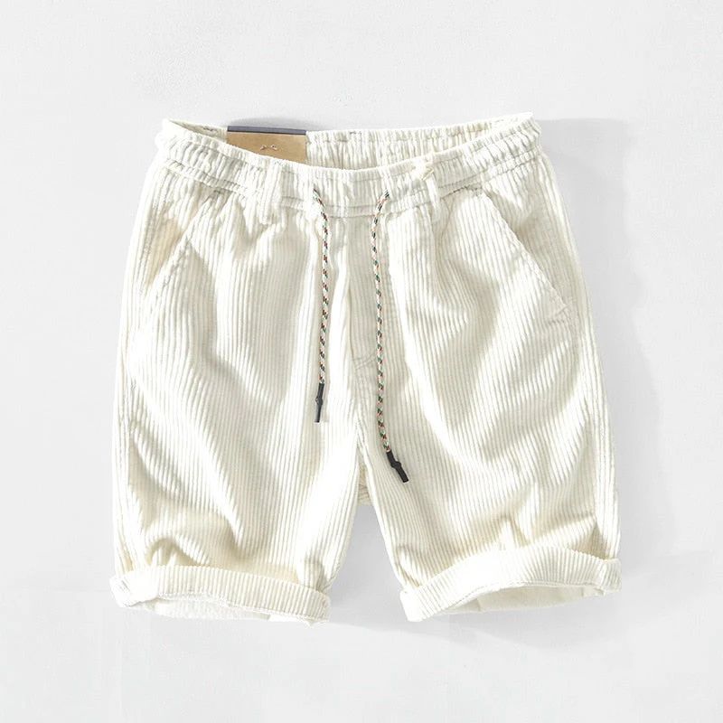 Short d'été élégant en coton côtelé - Rez