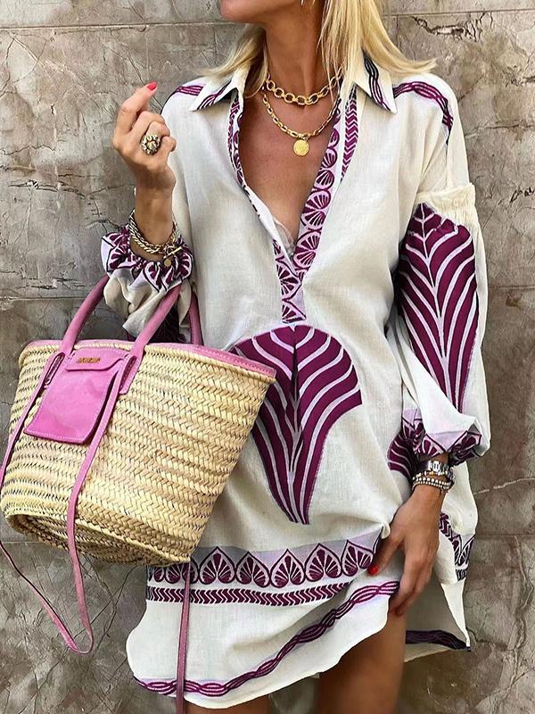 Zoey - Robe de plage élégante à col en V pour femmes