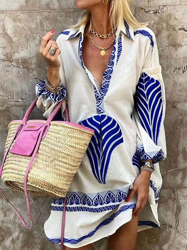 Zoey - Robe de plage élégante à col en V pour femmes