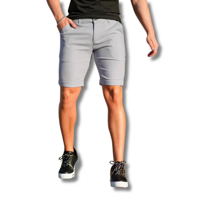 Short moderne à carreaux pour homme - Rewan