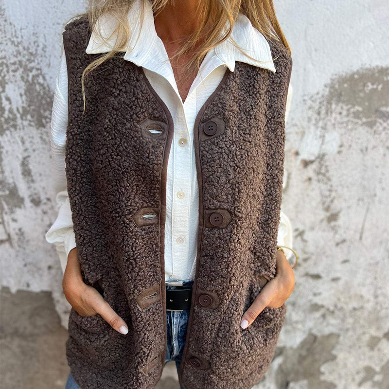 Caroline™ - Gilet d'Hiver Cozy en Fleece