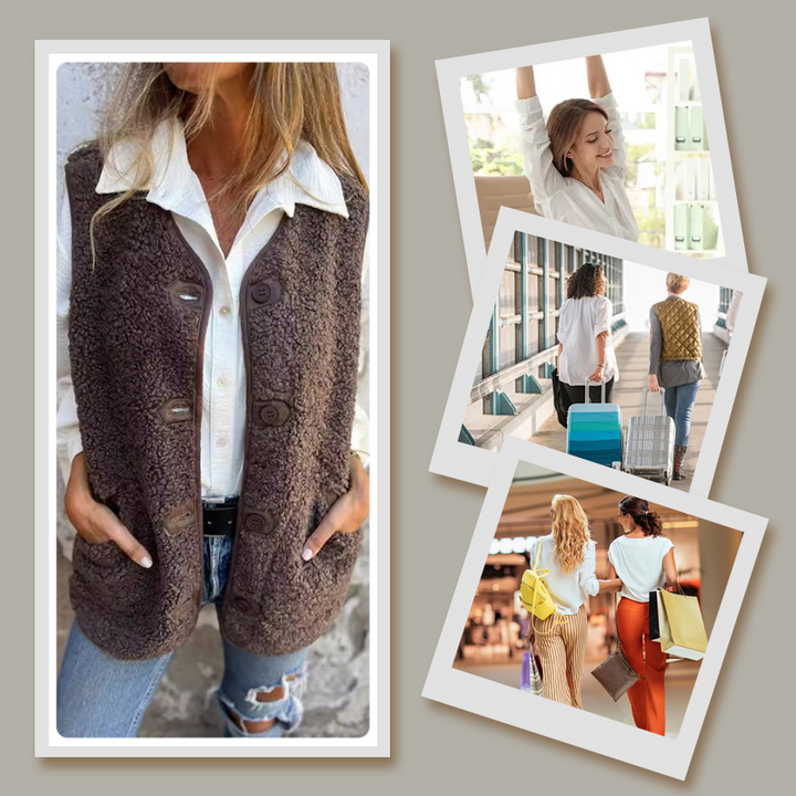 Caroline™ - Gilet d'Hiver Cozy en Fleece