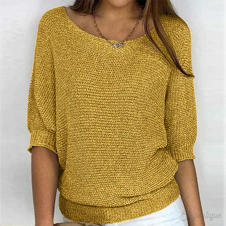 Julie™ - Pull Élégant en Laine Premium