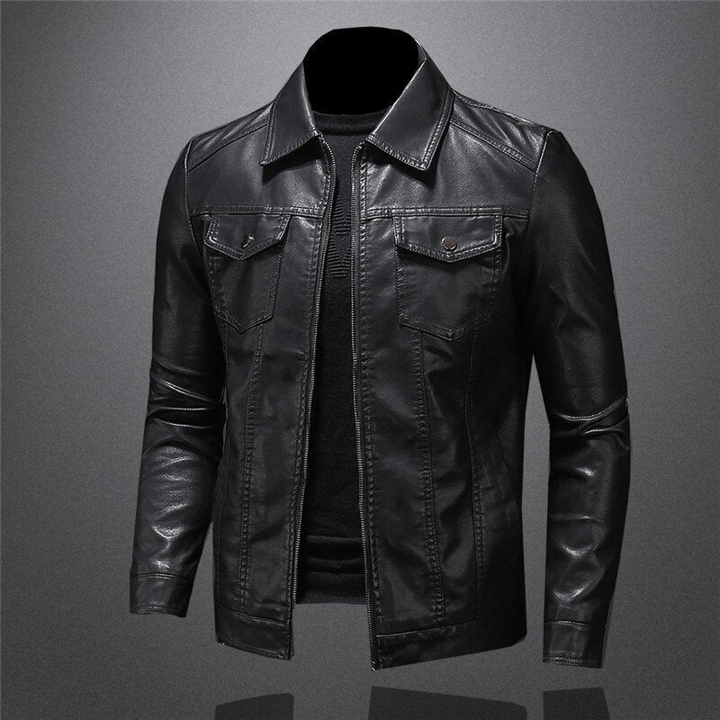 Pierre™ - Veste en Cuir Premium