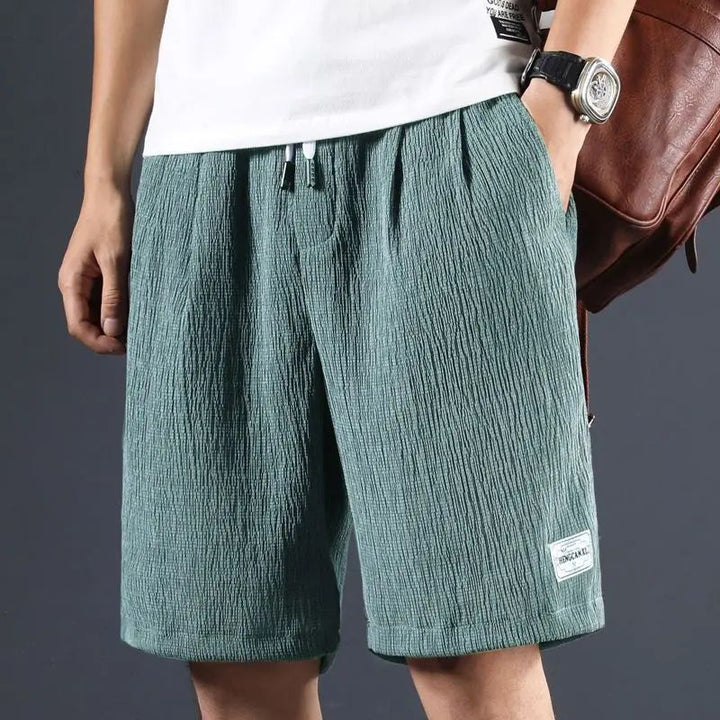 Shorts élégants en coton et lin pour hommes - Parfaits pour l'été !