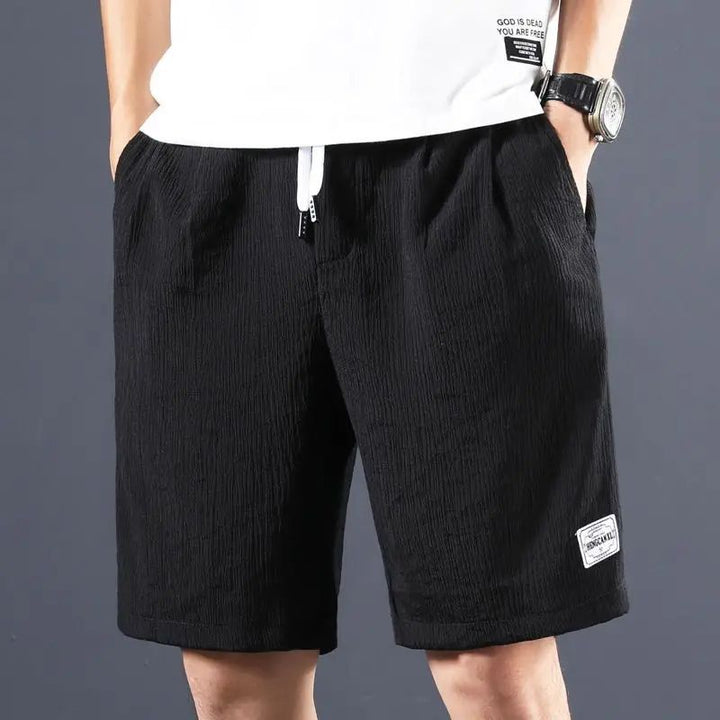 Shorts élégants en coton et lin pour hommes - Parfaits pour l'été !