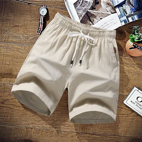 Short de plage d'été élégant avec taille ajustable - Hidde